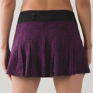 Lululemon Circuit Breaker Preppy Skort  Circuit Aurora Black 4 tall
